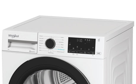 Whirlpool 6th Sense 9kg Heat Pump Tumble Dryer | WDH 09D7 W IRE