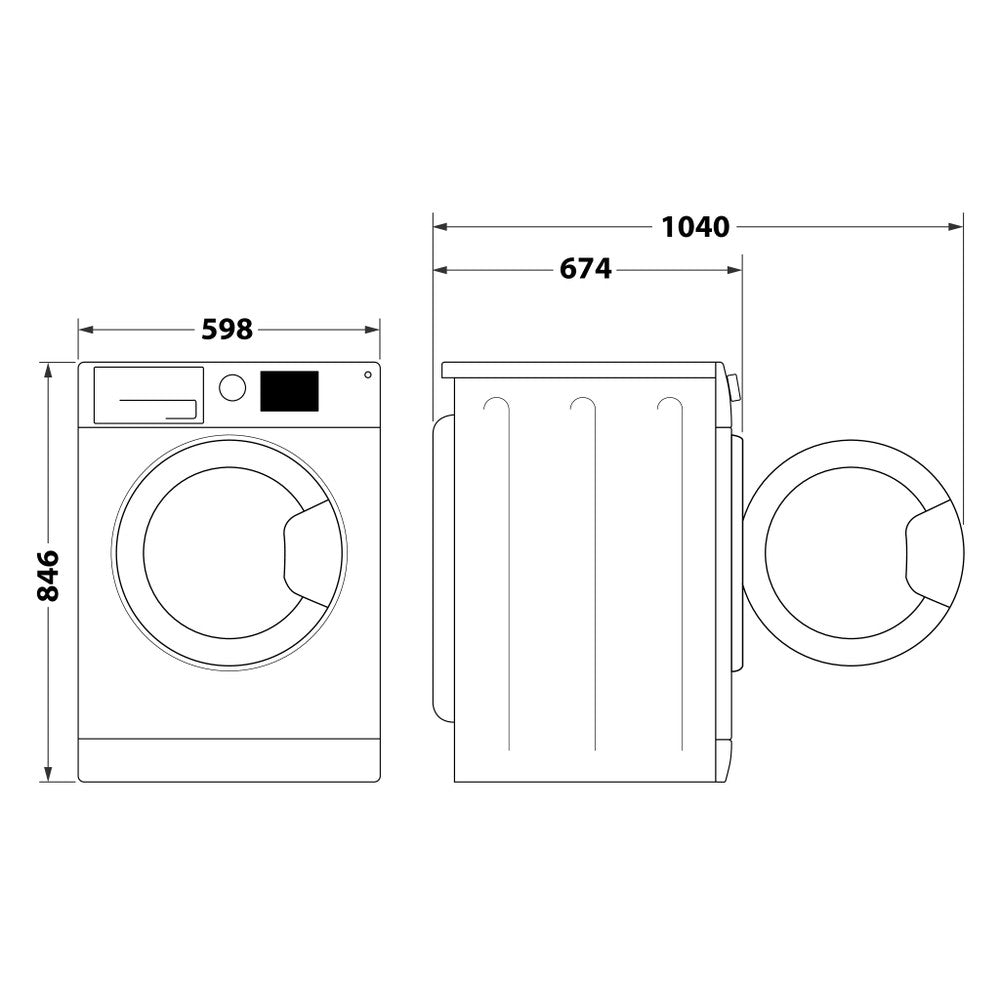 Whirlpool 6th Sense 11kg Heat Pump Tumble Dryer | WDH 11W7 W IRE