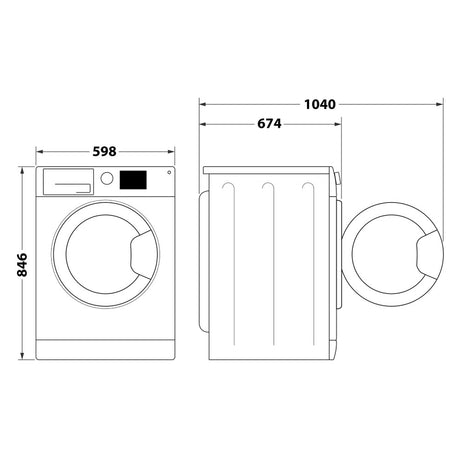 Whirlpool 6th Sense 11kg Heat Pump Tumble Dryer | WDH 11W7 W IRE