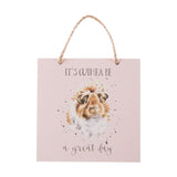 Wrendale Guinea Be A Great Day Wooden Plaque | WDP010