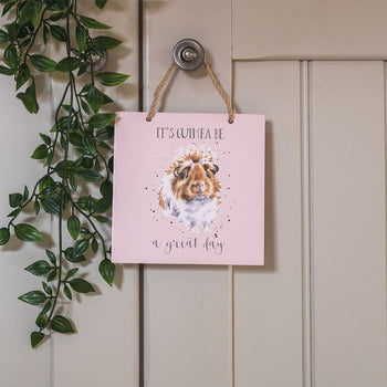 Wrendale Guinea Be A Great Day Wooden Plaque | WDP010