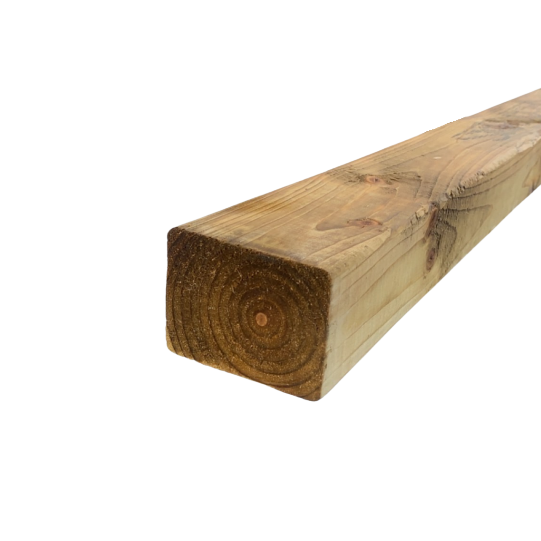 Treated White Deal Rough Timber 100mm x 75mm | WDR10075T