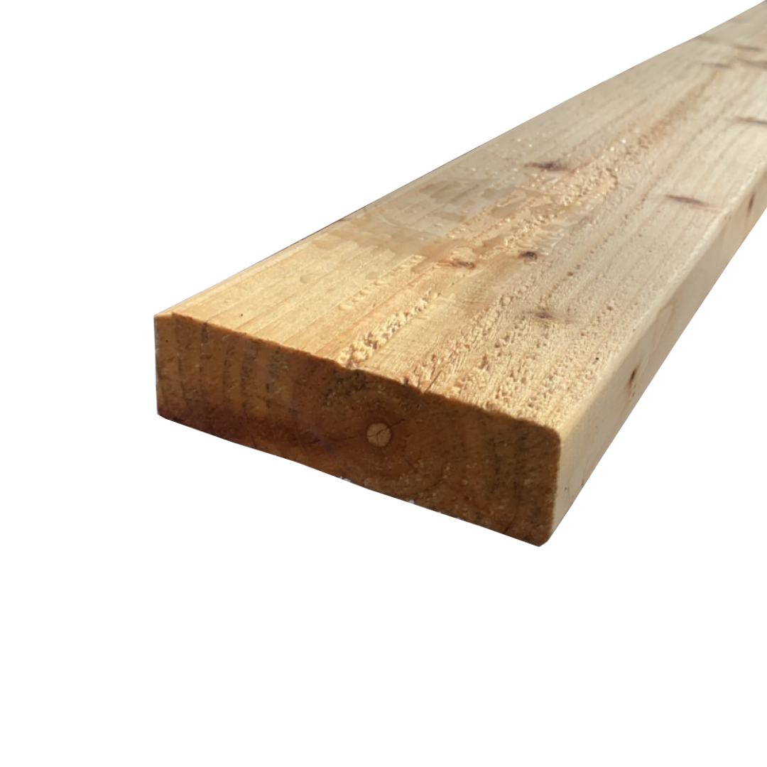 White Deal Rough Timber 150mm x 44mm Long Length | WDR15044L