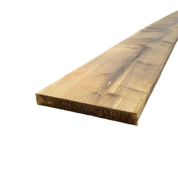 Treated White Deal Rough Timber 175mm x 22mm (FSC) | WDR17522T