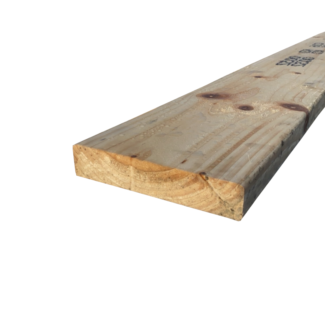 White Deal Rough Timber 225mm x 44mm STD Lens | WDR22544