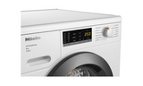 Miele 8kg 1400 Spin Freestanding Washing Machine - White with Graphite Door | WEA125WCS
