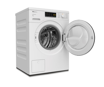 Miele 8kg 1400 Spin Freestanding Washing Machine - White with Graphite Door | WEA125WCS