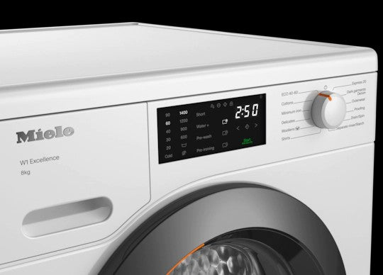 Miele 8kg 1400 Spin Freestanding Washing Machine - White | WED025WCS
