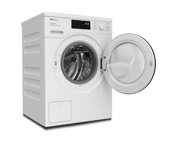 Miele 9kg 1400 Spin Freestanding Washing Machine - White with Graphite Door | WED385WCS