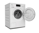 Miele 9kg 1400 Spin Freestanding Washing Machine - White with Graphite Door | WED385WCS