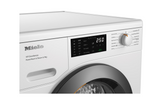 Miele 9kg 1400 Spin Freestanding Washing Machine - White with Graphite Door | WED385WCS