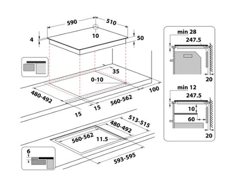 Whirlpool 60 cm Induction Hob with CleanProtect - WF S3660 CPNE