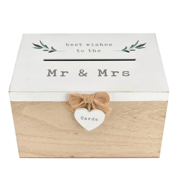Love Story Card Box - Best Wishes To The Mr & Mrs | WG1138