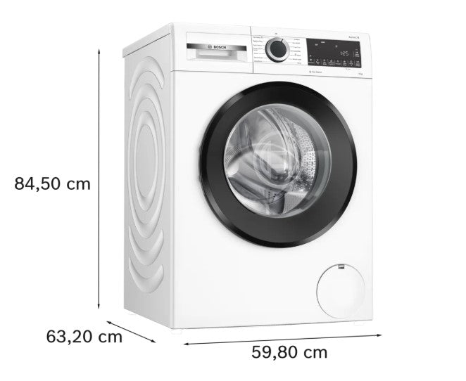 Bosch Series 6 9kg 1400 Spin Freestanding Washing Machine - White | WGG24400GB