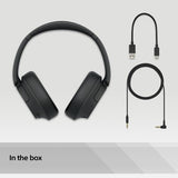 Sony Noise Cancelling Wireless Bluetooth Headphones - Black | WHCH720NBCE7