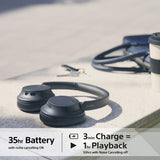 Sony Noise Cancelling Wireless Bluetooth Headphones - Black | WHCH720NBCE7