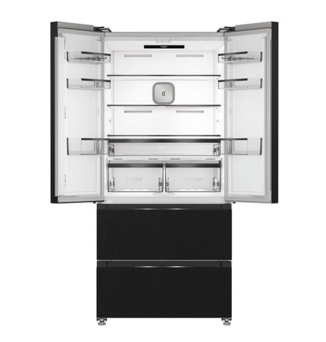Whirlpool French Door American Fridge Freezer - Black | WHG26513XK4UK