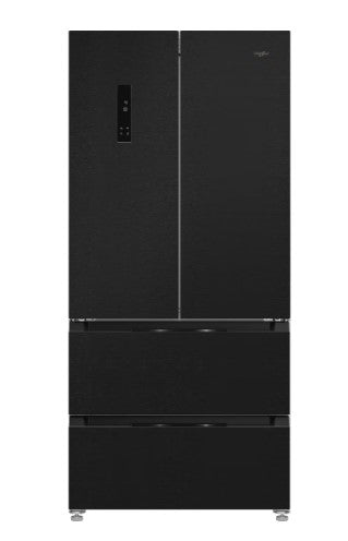 Whirlpool French Door American Fridge Freezer - Black | WHG26513XK4UK