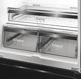 Whirlpool French Door American Fridge Freezer - Black | WHG26513XK4UK