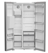 Whirlpool Plumbed American Fridge Freezer with Water & Ice - Stainless Steel | WHG26573WX4UK