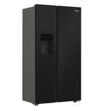 Whirlpool American Fridge Freezer Water & Ice - Black | WHG26574WXK5UK