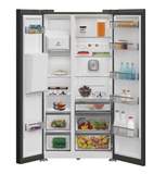 Whirlpool American Fridge Freezer Water & Ice - Black | WHG26574WXK5UK