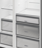 Whirlpool American Fridge Freezer Water & Ice - Black | WHG26574WXK5UK