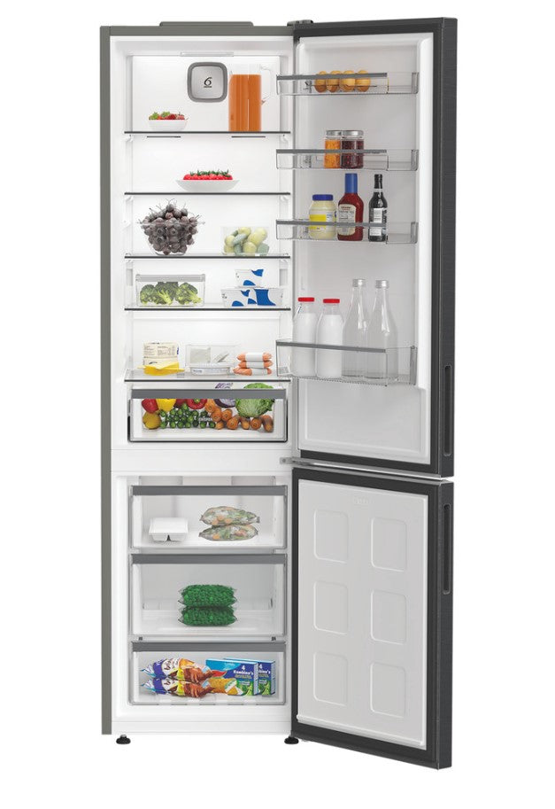 Whirlpool  Frost Free Freestanding Fridge Freezer - Dark Inox | WHK26403XBR6UK