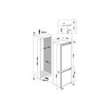 Whirlpool 70cm Integrated 70/30 Fridge Freezer | WHSP70T122UK