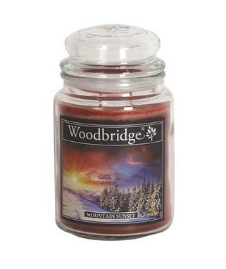 Woodbridge Mountain Sunset Large Scented Candle Jar | WLJ035