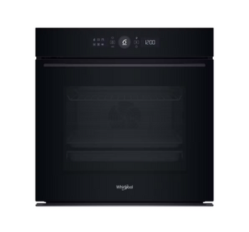 Whirlpool W5 Pyrolytic Built-In Electric Single Oven - Black | WOI5S8PM1BA