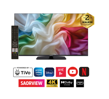 Walker 43" 4k Smart TiVO Borderless Tv | WP4K43251BRD