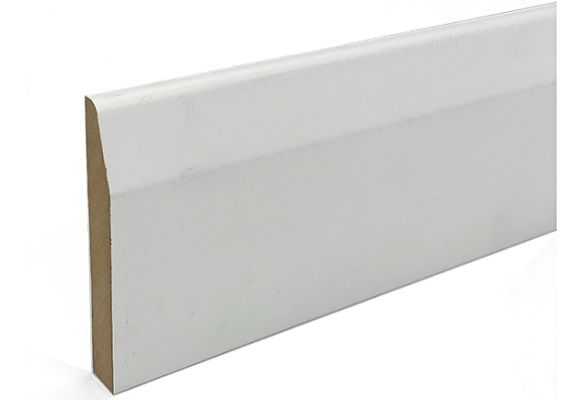 White Primed 7x7 Chamfer Skirting 119mmx5.4m | WP77CS119
