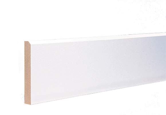 White Primed 7x7mm Champered Architrave 68 x 18mm x 5.4m | WPA77C68