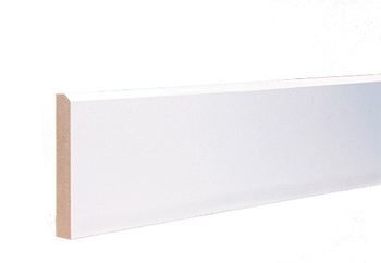 White Primed 7x7mm Champered Architrave 68 x 18mm x 5.4m | WPA77C68