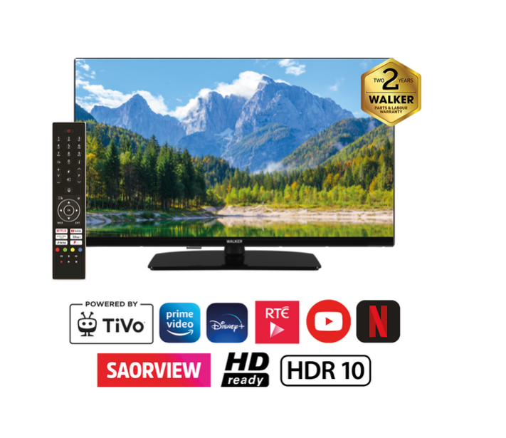 Walker 24' Hd Ready Smart Tivo Tv Black | WPS24241BK