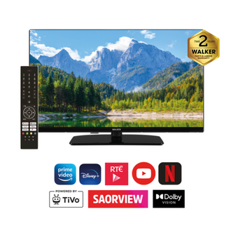 Walker 40" 2K QLED Borderless Smart TiVo Tv | WPS2KQLED40251