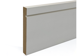 Primed Architrave Shaker Groove White 18 x 68mm x 5.4m | WPSA68