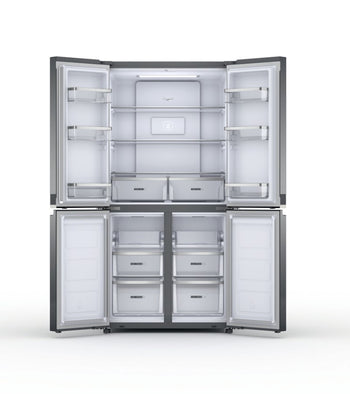 Whirlpool 4 Door American Fridge Freezer - Stainless Steel | WQ9 B2L G