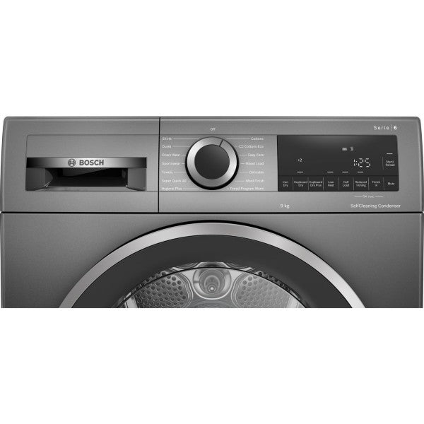 Bosch Series 6 9 kg Heat Pump Tumble Dryer | WQG245R9GB