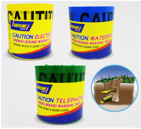 Warning Tape Storm Drain Below 150mm x 365m | WT23