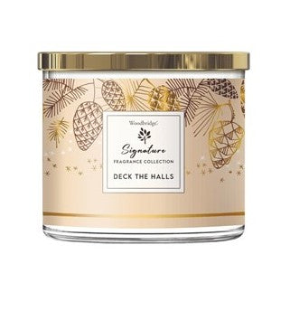Woodbridge Deck The Halls Wax Tumbler Candle Jar | WTT005