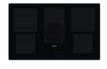 Whirlpool 83cm Vented Glass Ceramic Induction Hob - Filter Kit Included - Black | WVH 92 K F KIT/1