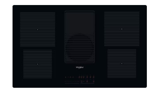 Whirlpool 83cm Vented Glass Ceramic Induction Hob - Filter Kit Included - Black | WVH 92 K F KIT/1
