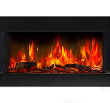Waterford Stanley Argon 100cm Built In 2/3 Sided Electric Fire