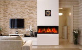 Waterford Stanley Argon 125cm Built In 2/3 Sided Electric Fire