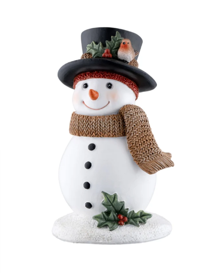 Aynsley Snowman & Robin Figurine | XMAS30849