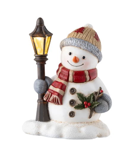 Aynsley Snowman Lamp Post LED | XMAS30861