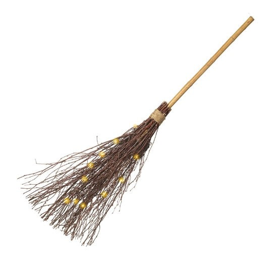 Witches Broom With Lights 110cm | YOD024
