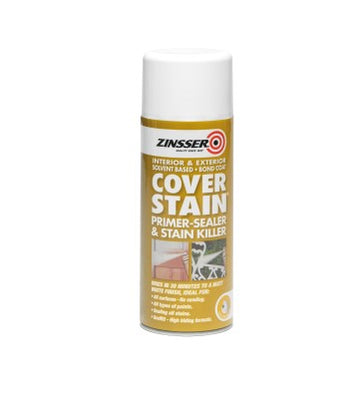 Zinsser Cover Stain Primer Sealer Aerosol 400ml | ZN610474